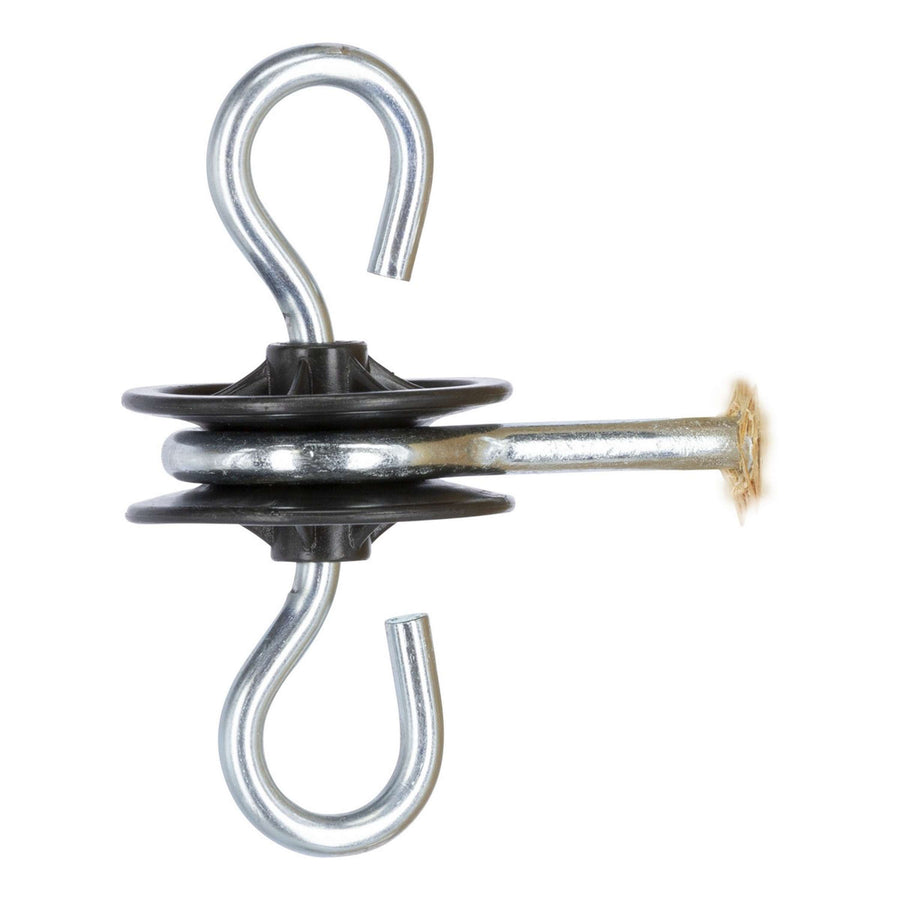 Ako Gate Handle Insulator Stainless Steel 6 Pieces Black