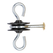 Ako Gate Handle Insulator Stainless Steel 6 Pieces Black