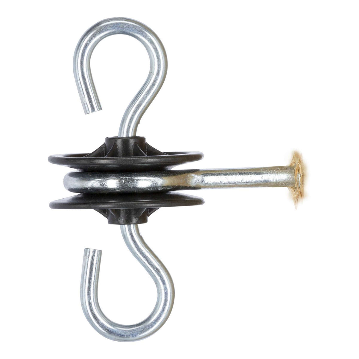 Ako Gate Handle Insulator Stainless Steel 6 Pieces Black