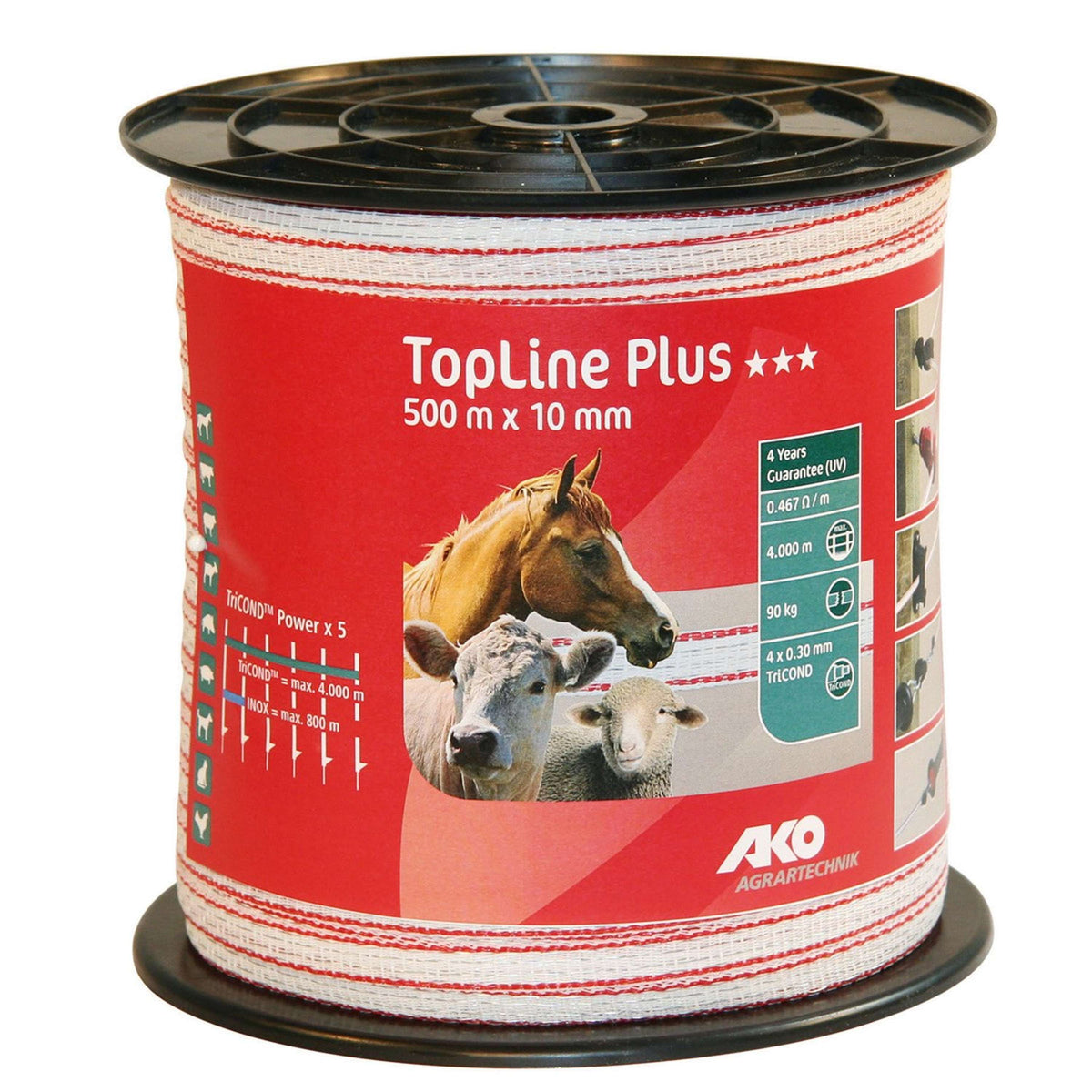 Ako Tape TopLine Plus White Red