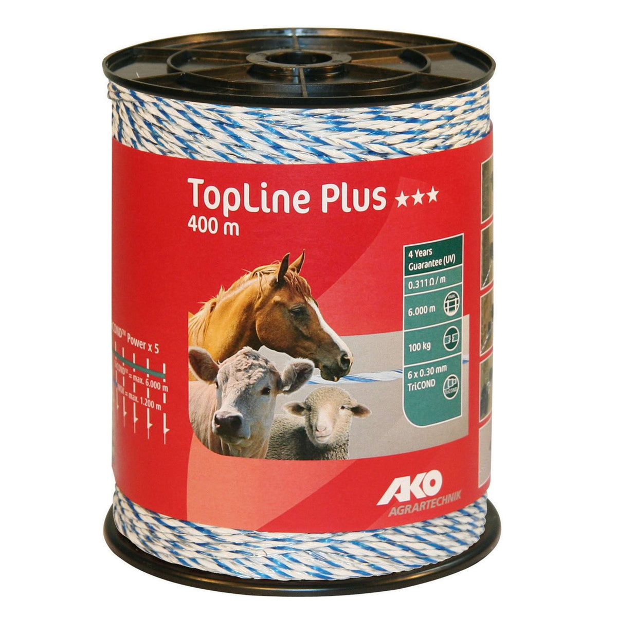 Ako Polywire Topline Plus White/Blue