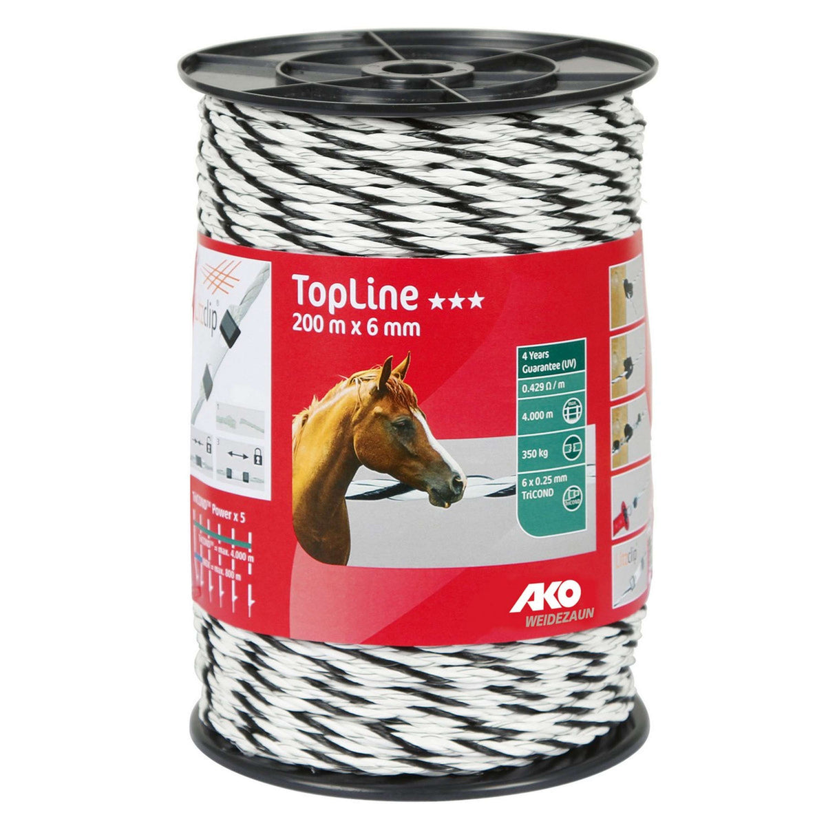 Ako Rope Topline Plus White/Black