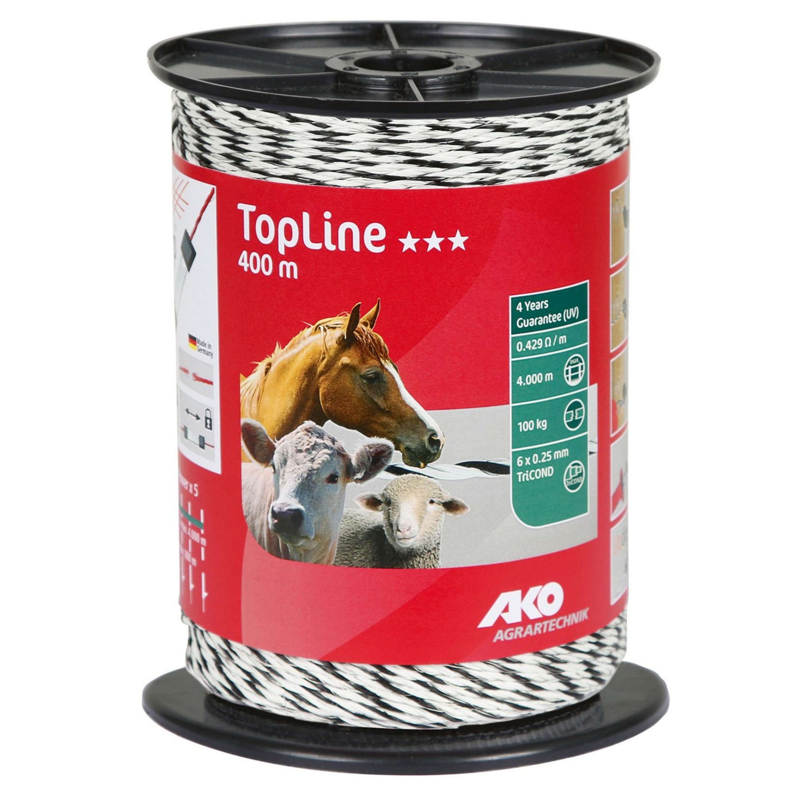 Ako Polywire Topline White/Black