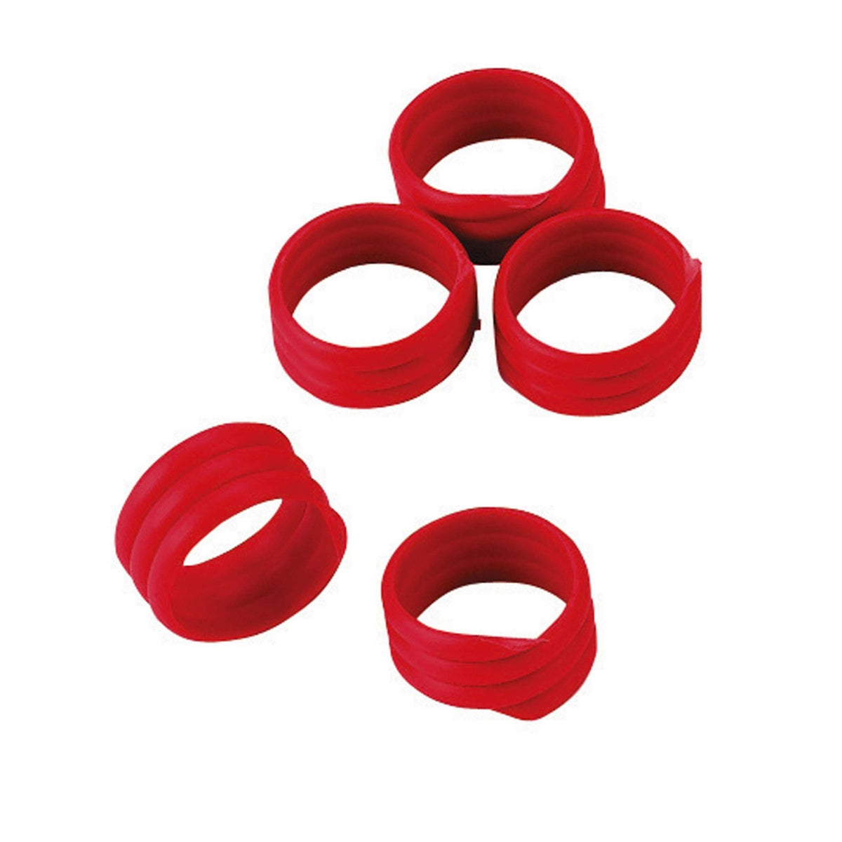 Kerbl Spiral Leg Bands Red