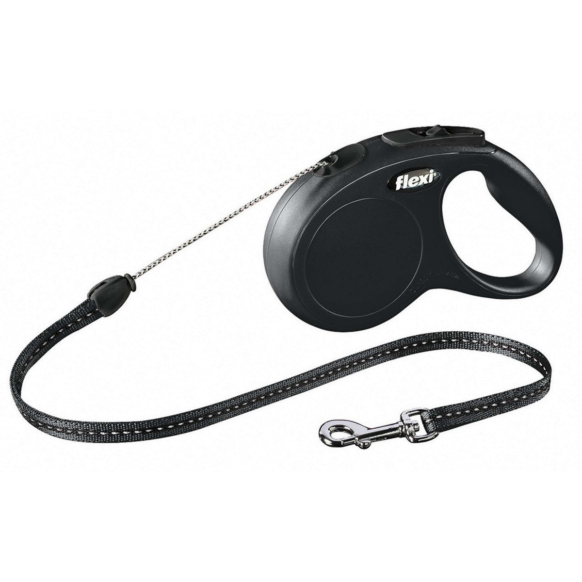 Flexi Leash New Classic-cord S Black