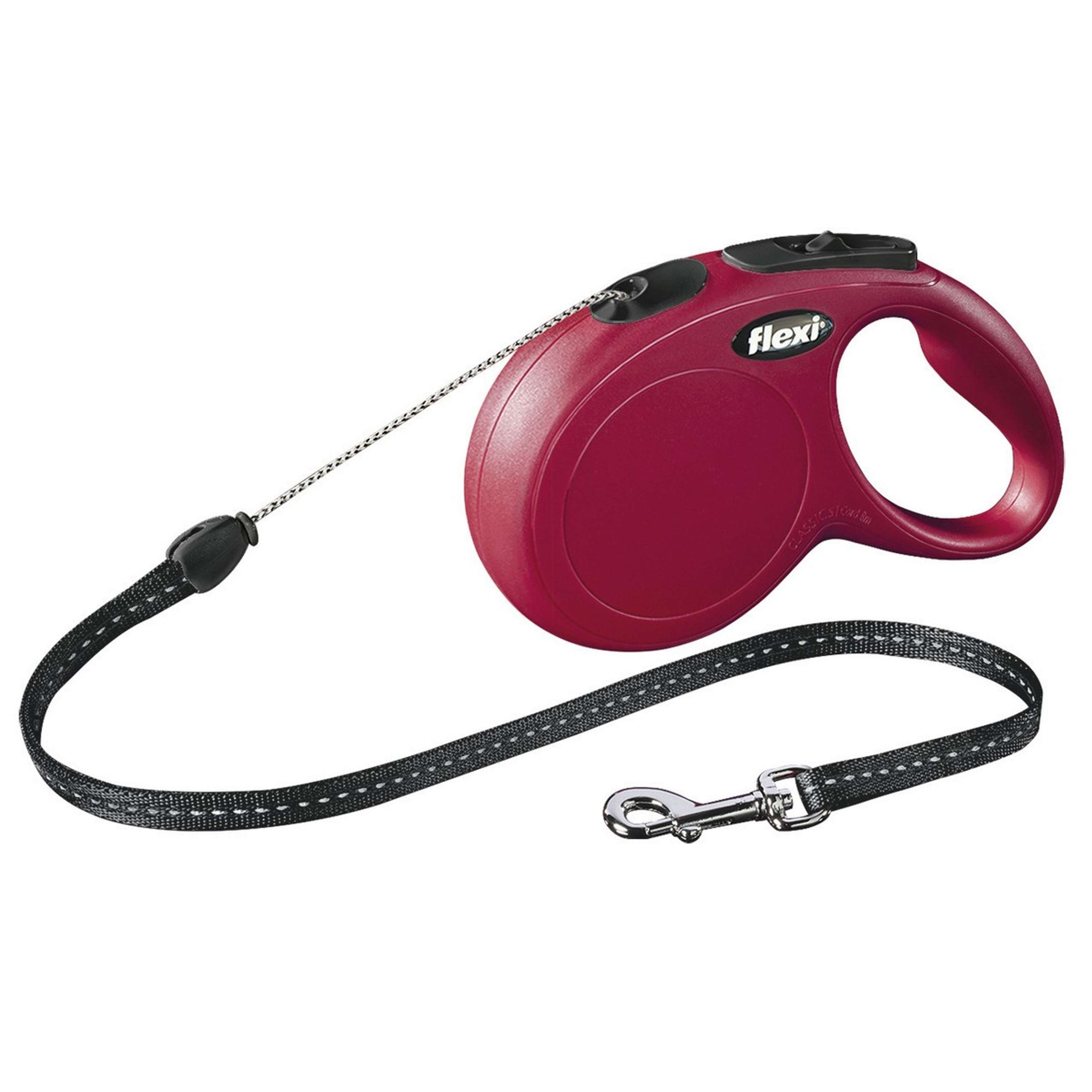 Flexi Leash New Classic-cord S Red