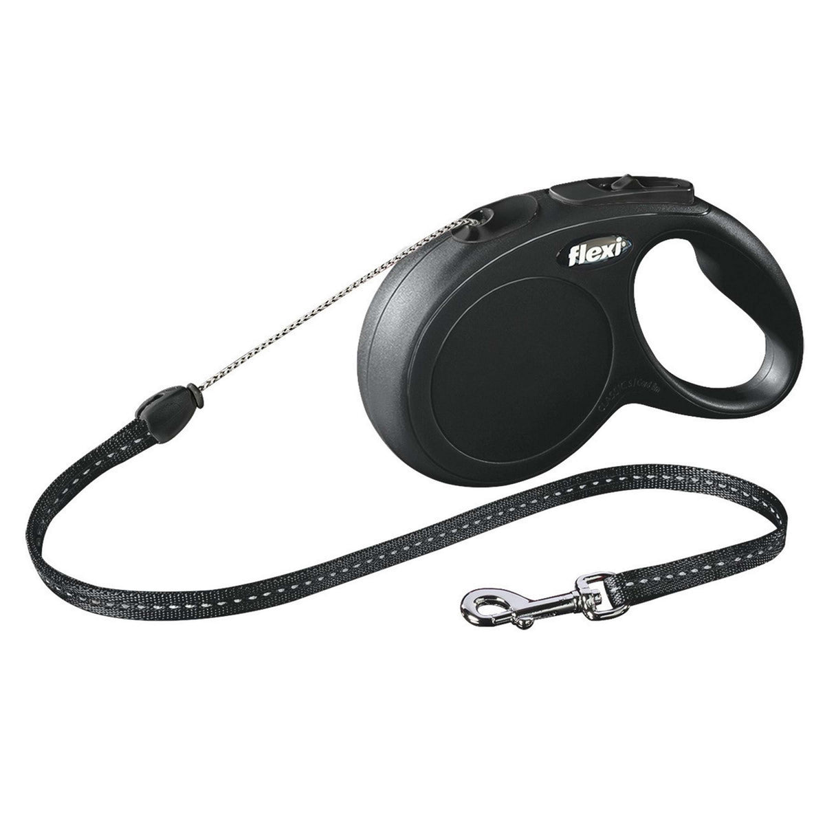 Flexi Leash New Classic-cord M Black