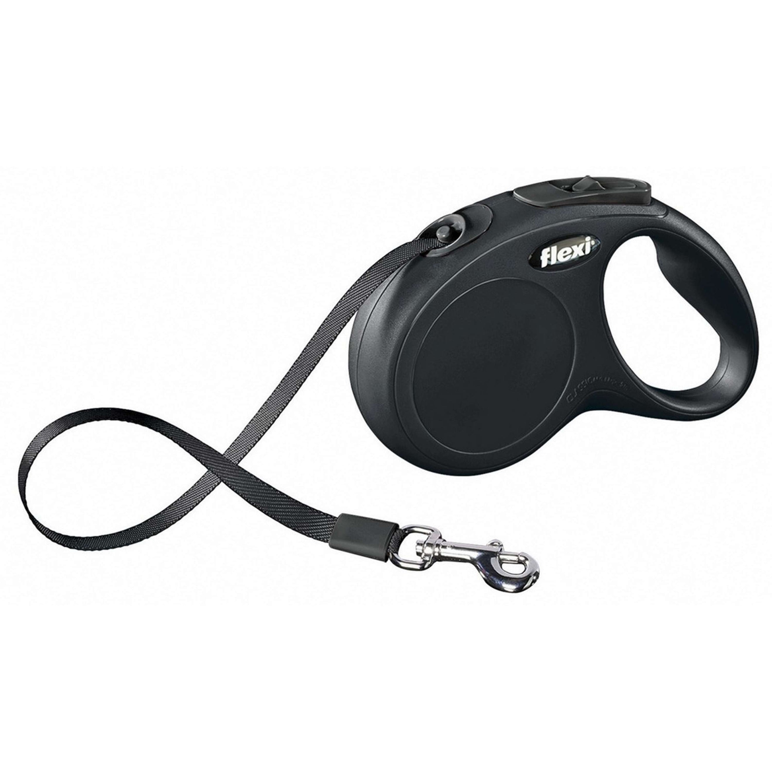 Flexi Leash New Classic-tape Black