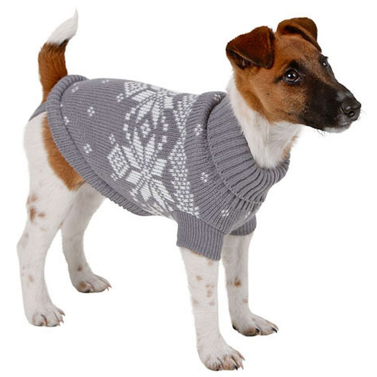 Kerbl Dog Sweater White / Grey