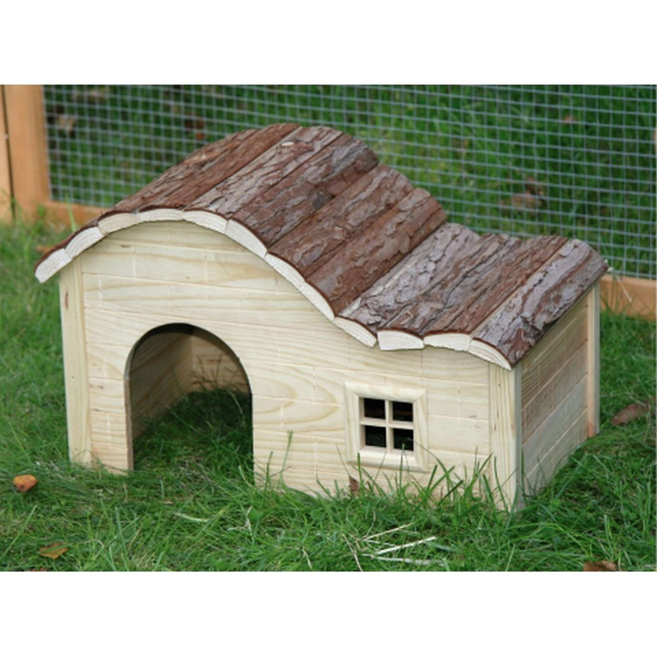 Kerbl Rodent Cabin Gently Curved Roof Wood