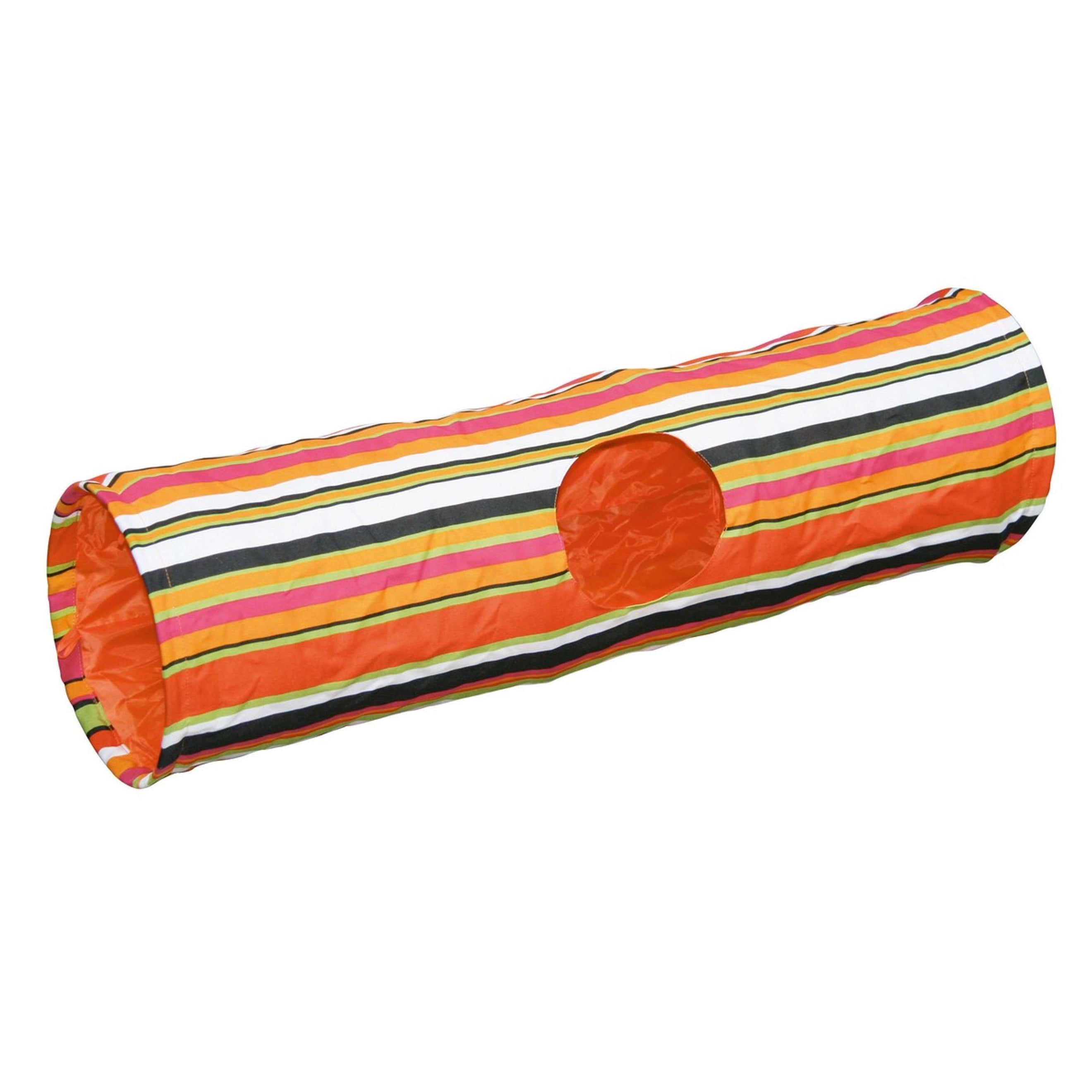 Kerbl Crinkle Tunnel Mulit Colours Orange/White