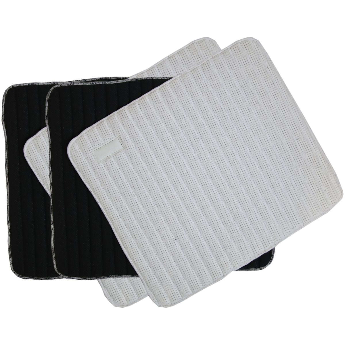 Kentucky Horsewear Bandage Pads White - Black