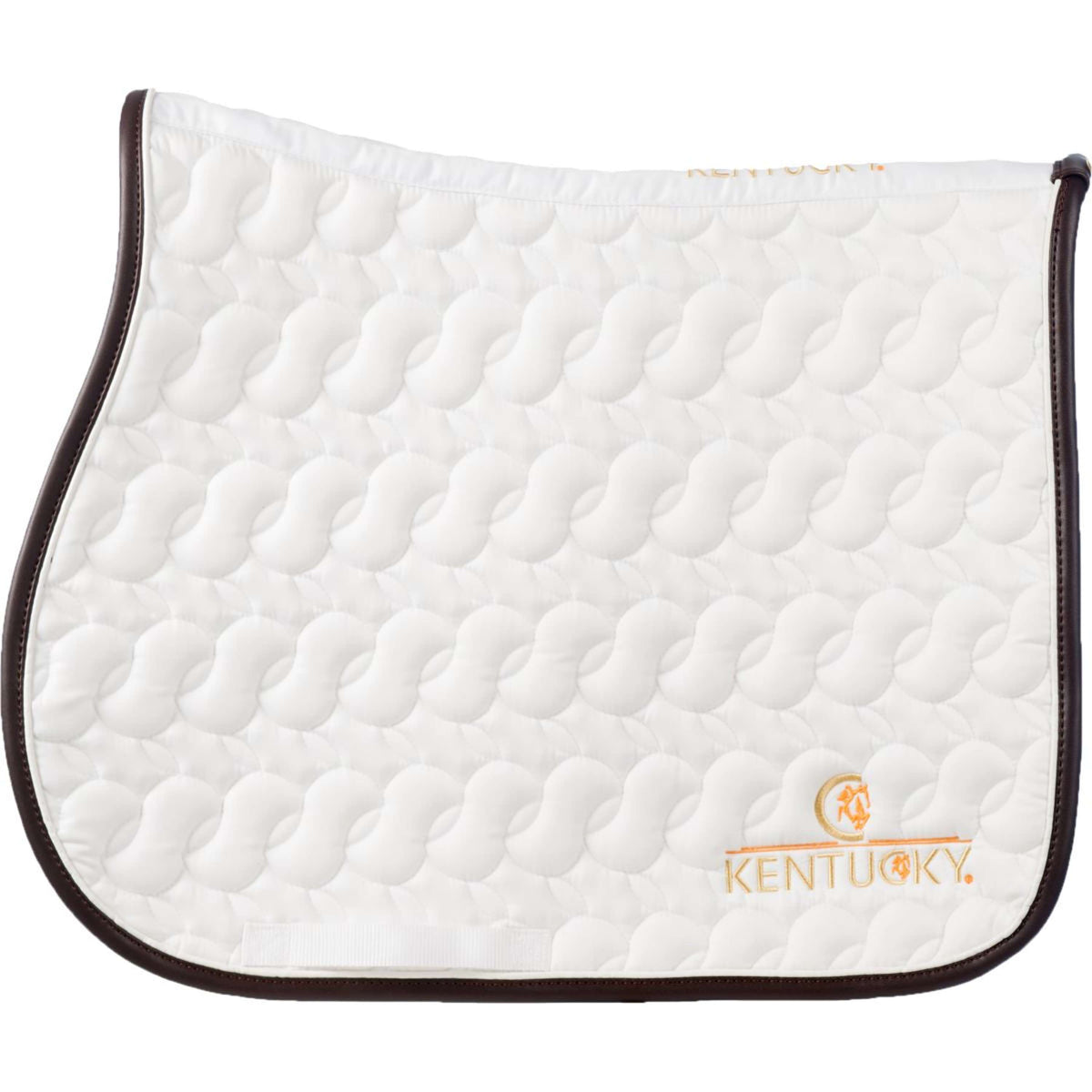 Kentucky Saddlepad White/Brown