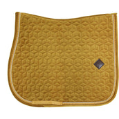 Kentucky Saddlepad Velvet Jumping mustard