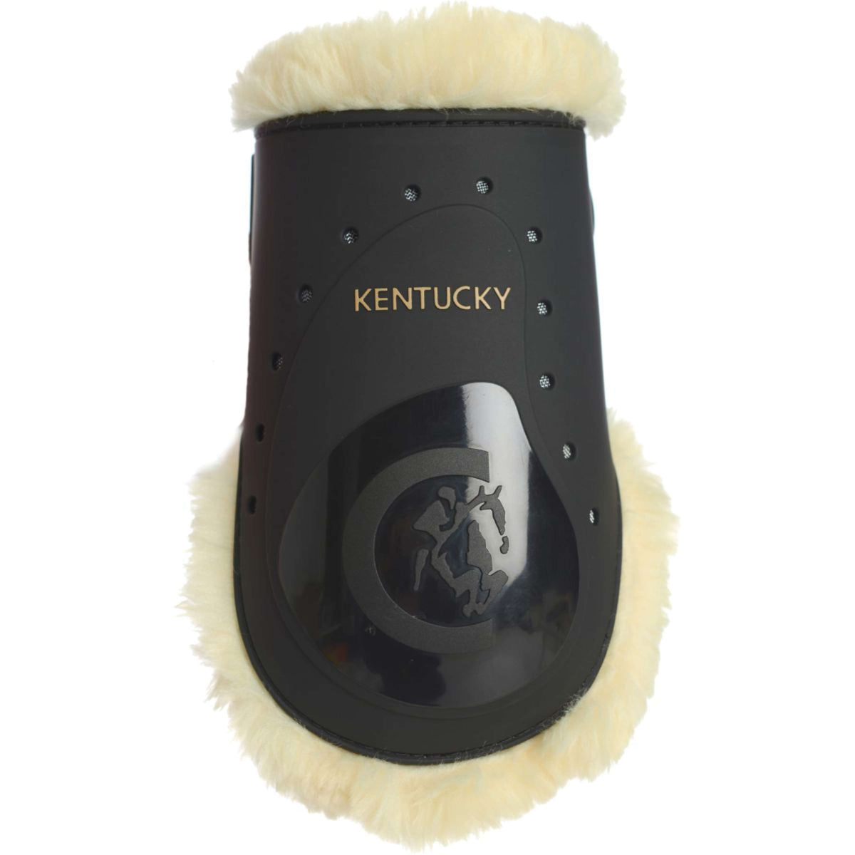 Kentucky Horsewear Fetlock Boots Sheepskin Elastic Black