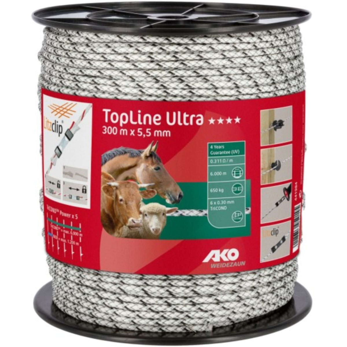 Ako Rope TopLine Ultra TriCond 5,5mm x 300m