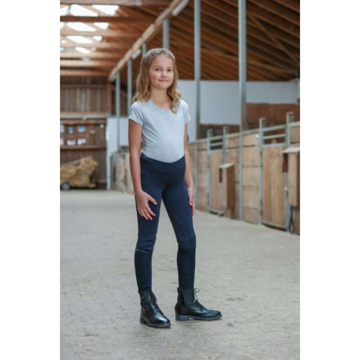 Covalliero Riding Legging ClassicStar Kids Navy