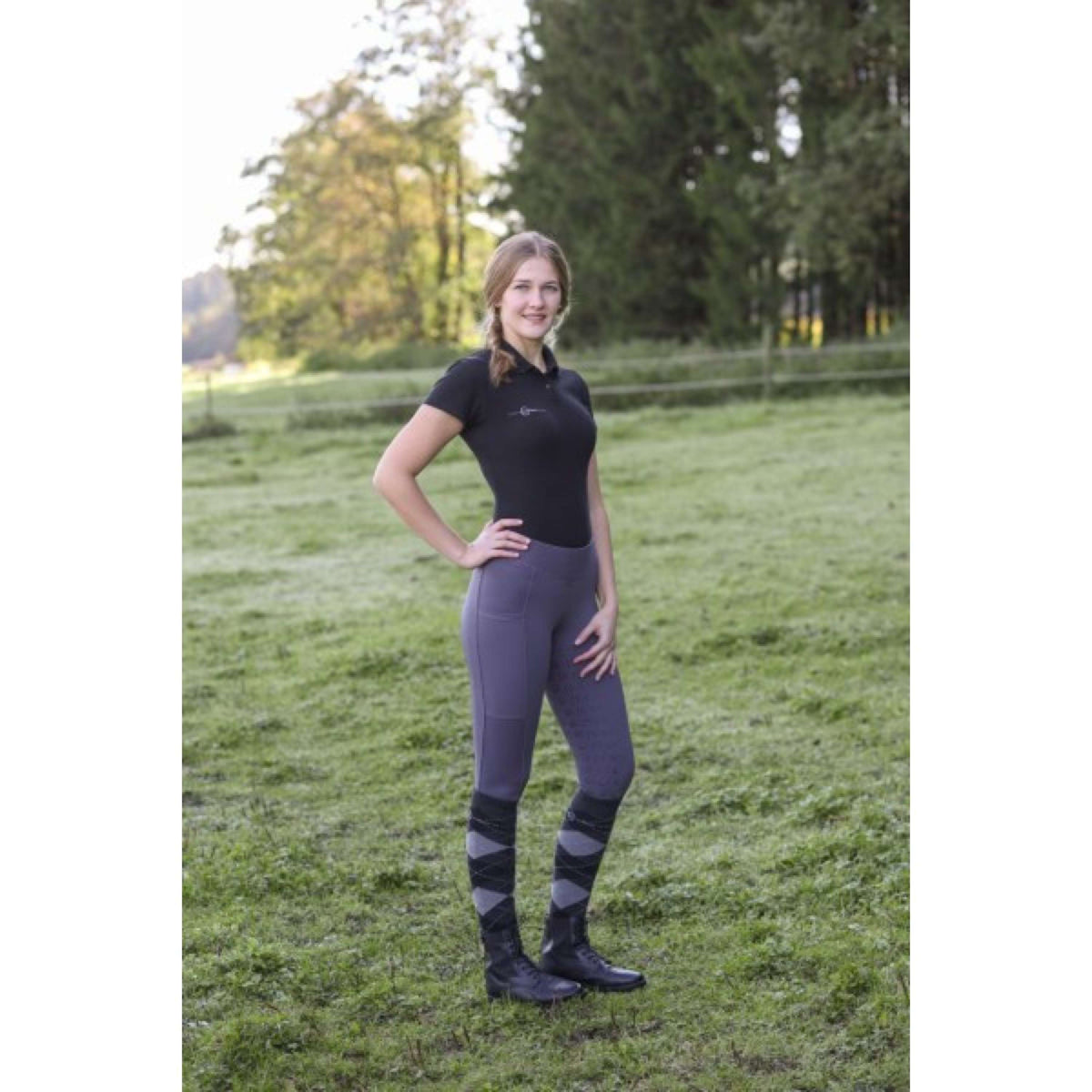 Covalliero Riding Legging ClassicStar Graphite