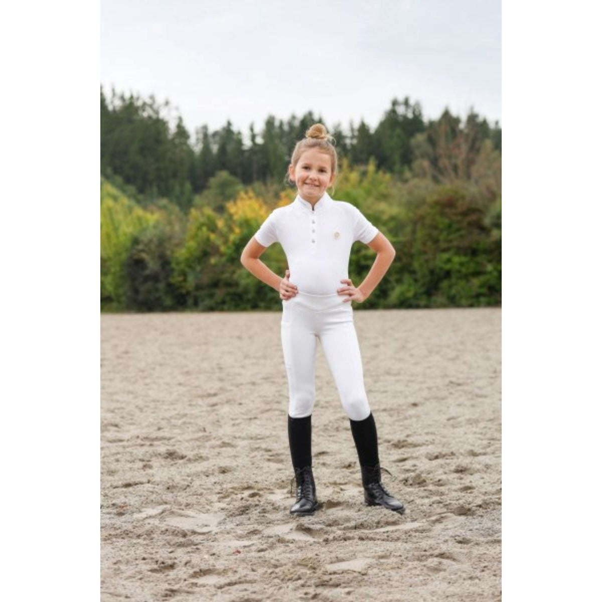 Covalliero Riding Legging ClassicStar Kids White