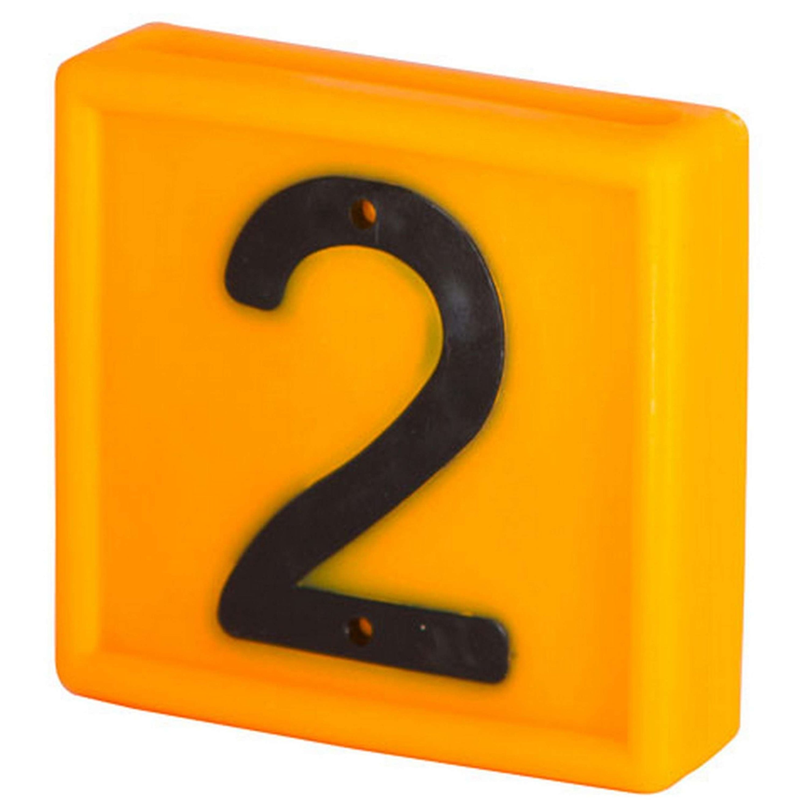 Kerbl Collar Number Blocks Yellow