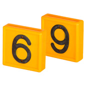 Kerbl Collar Number Blocks Yellow