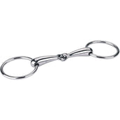 Kerbl Snaffle Loose Ring Bit S.s RVS RVS