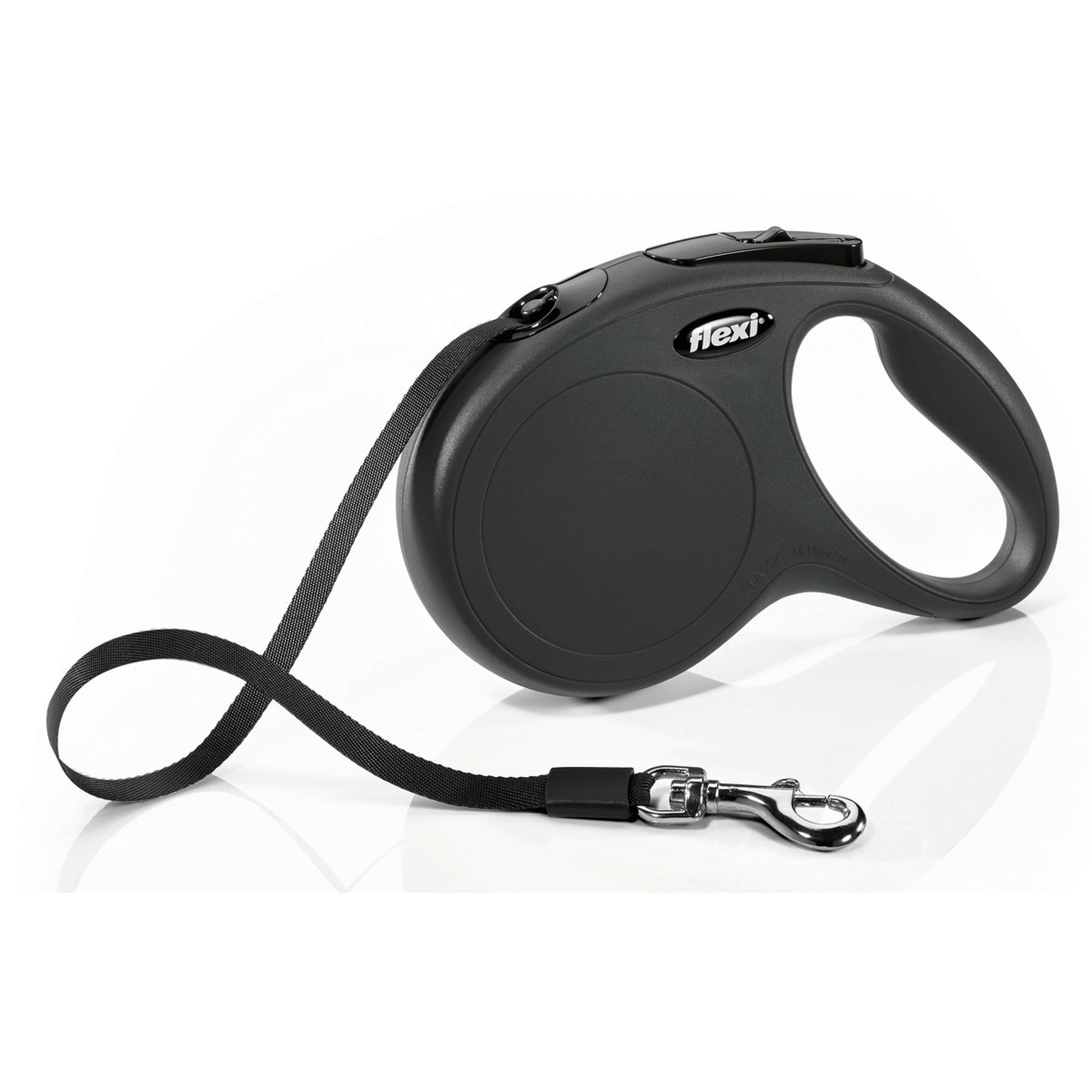 Flexi Leash New Classic-tape Black