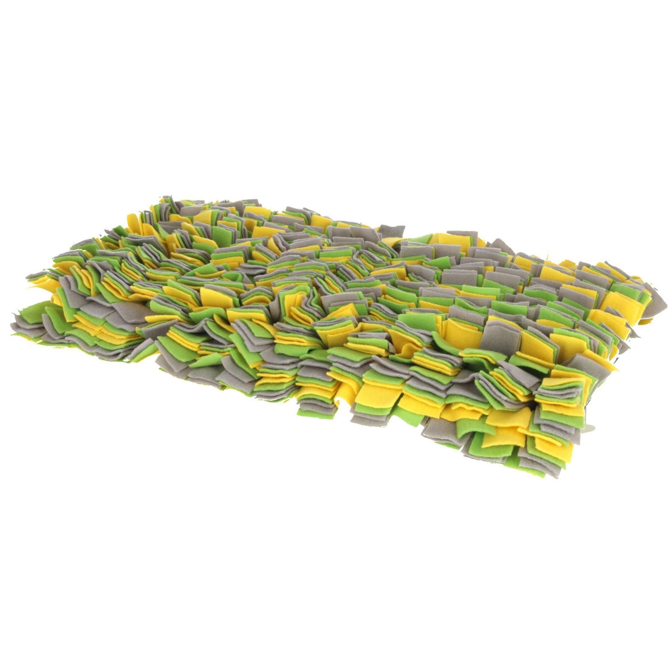 Kerbl Sniffing Rug Yellow/Green/Grey Yellow/Green/Grey