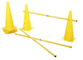 Kerbl Agility Pylon Set 3 Upstands Red/Yellow