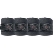 Kentucky Bandages Polar Fleece Velvet Pearls Black