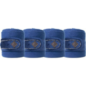 Kentucky Bandages Polar Fleece Velvet Pearls Navy