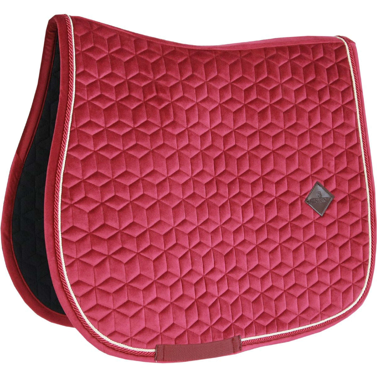 Kentucky Saddlepad Velvet Jumping Fuchsia