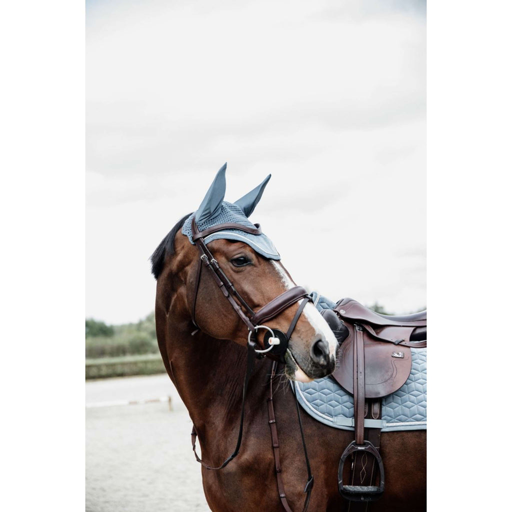 Kentucky Ear Cover Wellington Velvet Lightblue