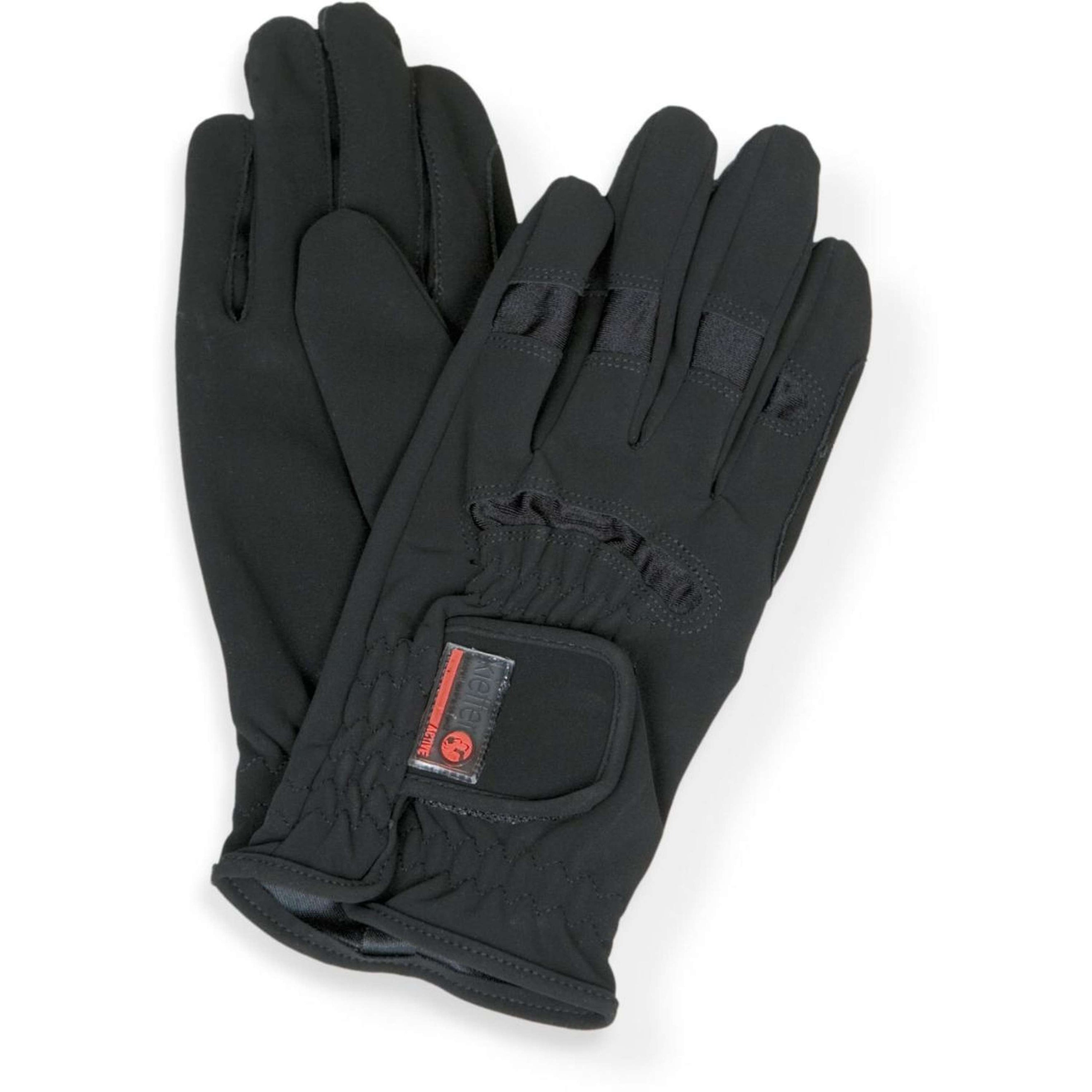 Kieffer Riding Gloves Secu Material Elastic Black