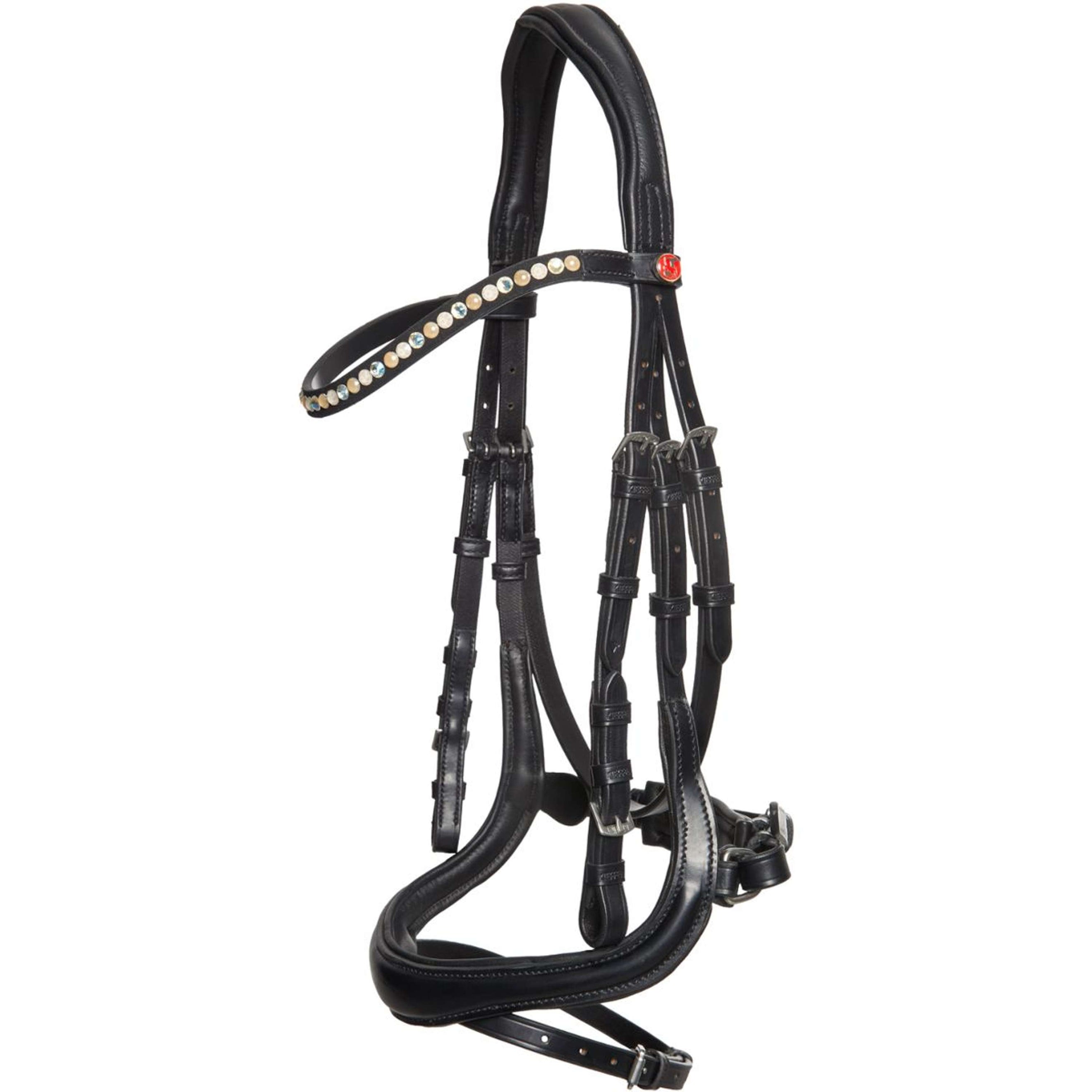 Kieffer Bridle Ilona Pink browband Black