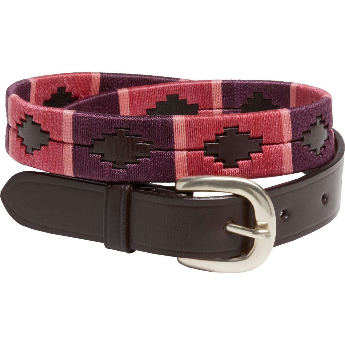 Kieffer Belt Buenos Aires Brown/Burgundy/Pink