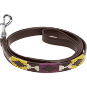 Kieffer Dog Leash Buenos Aires Brown/Cream/Burgundy