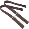 Kieffer Stirrup straps Mono Velours Darkbrown