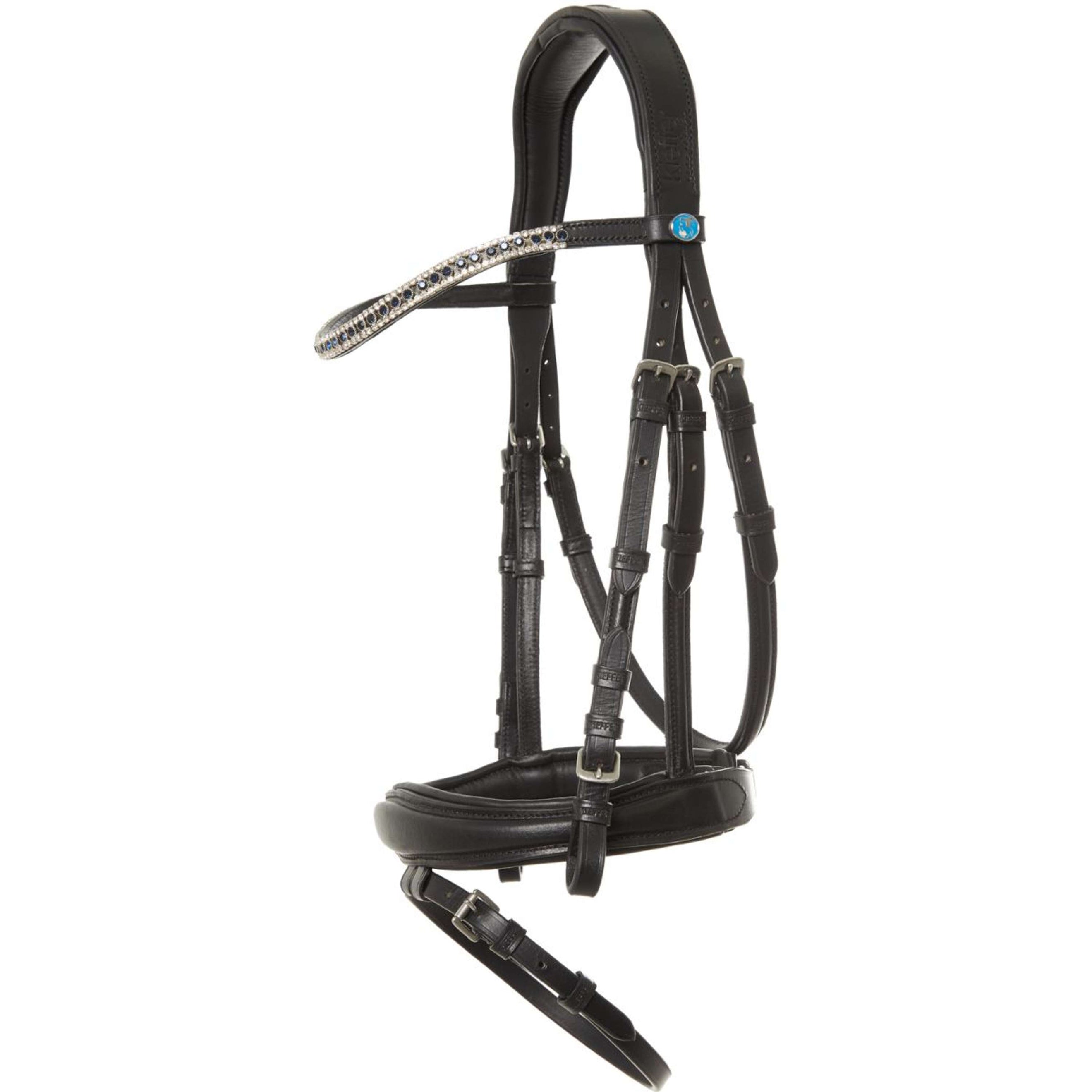 Kieffer Snaffle Bridle Romana Essentials SI-8234 Black