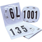 Kavalkade Start Number 4 Numbers White