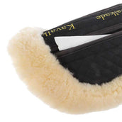 Kavalkade Half Pad with Lambskin and Inserts Black/Beige