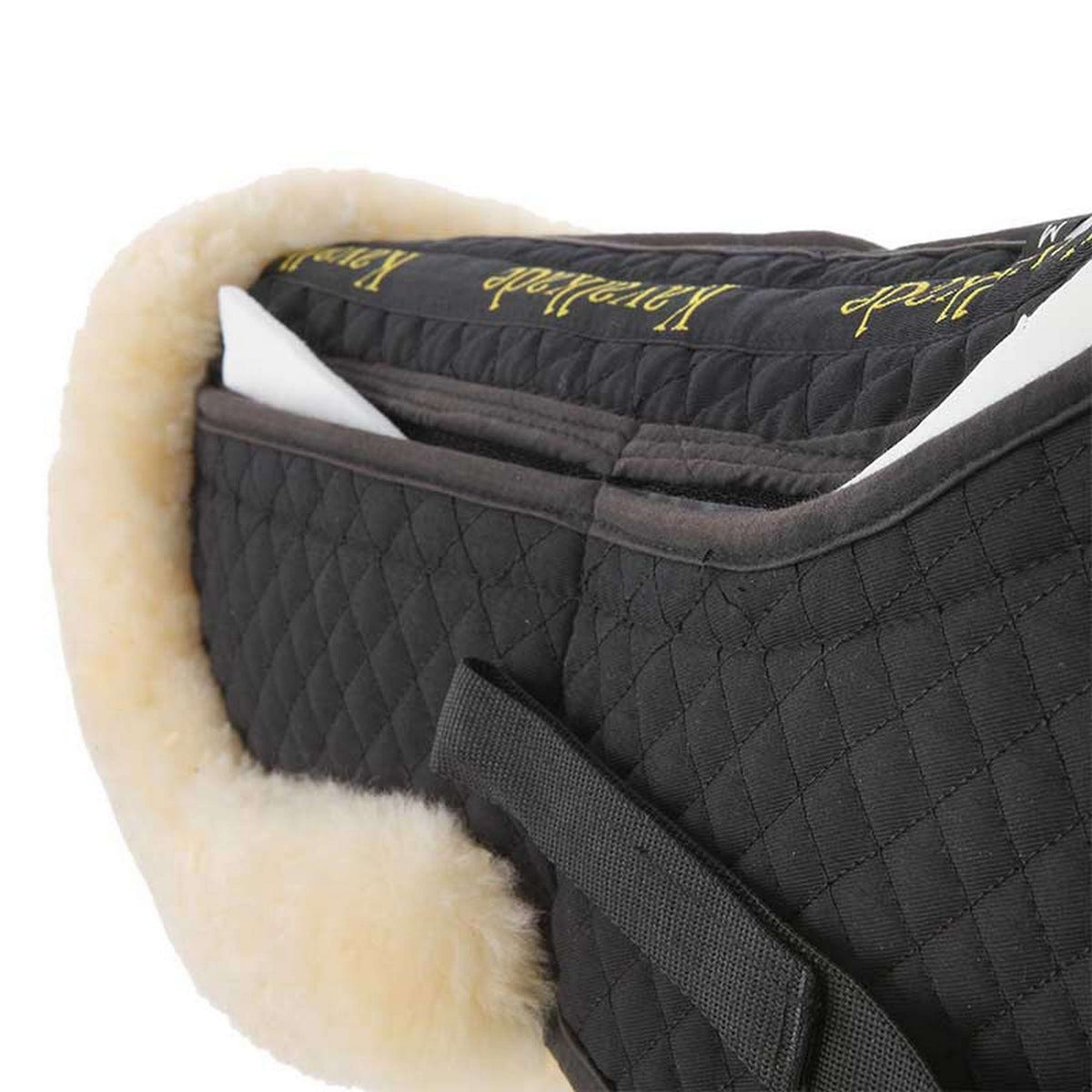 Kavalkade Half Pad with Lambskin and Inserts Black/Beige