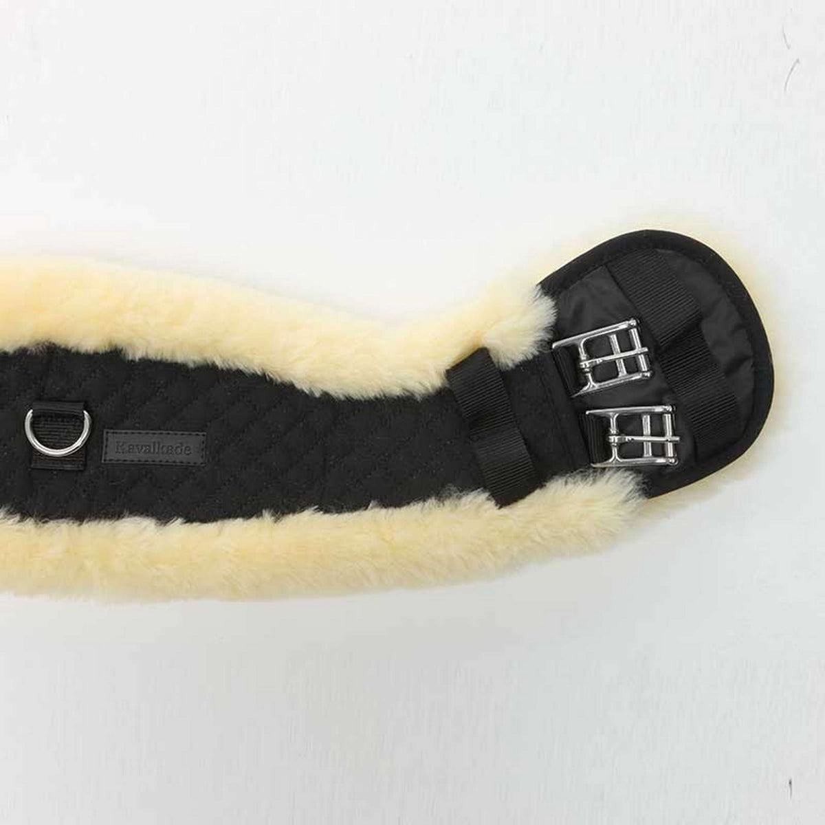 Kavalkade Girth Moon with Sheepskin Black