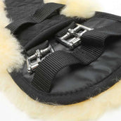 Kavalkade Girth Moon with Sheepskin Black