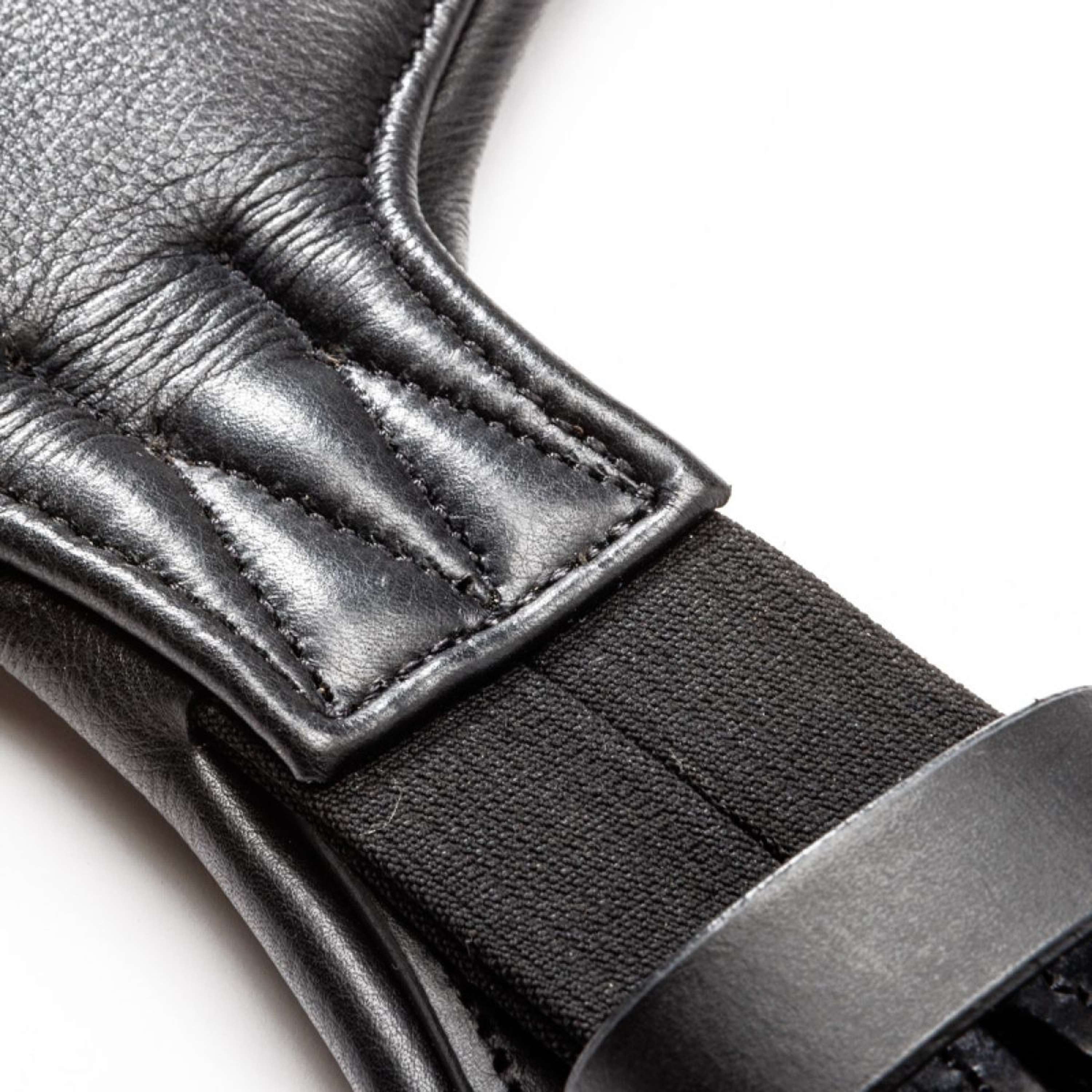 Kavalkade Dressage Girth Casper Soft Leather with Elastic Black