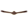 Kavalkade General Purpose Girth Casper Oiled Leather Faux Fur with Elastic Brown/Natural