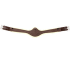 Kavalkade General Purpose Girth Casper Oiled Leather Faux Fur with Elastic Brown/Natural