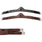 Kavalkade Dressage Girth Atlas Oiled Leather with Elastic Black