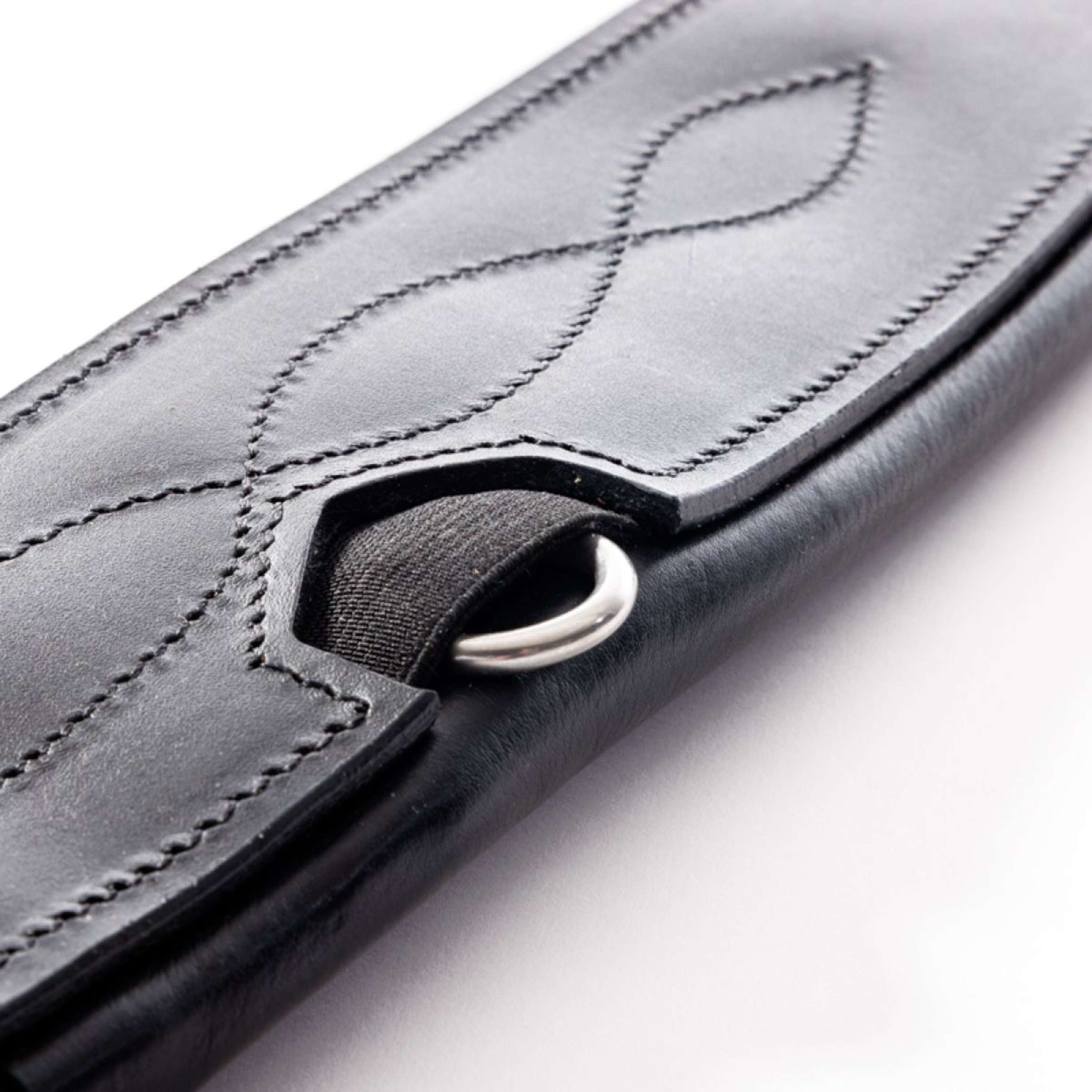 Kavalkade Girth Atlas Oiled Leather with Elastic Black