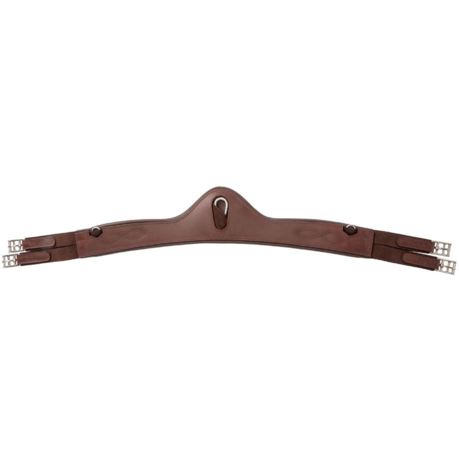 Kavalkade Girth Atlas Oiled Leather with Elastic Brown